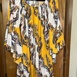 Cato Knee Length Dress with Kimono Sleeves